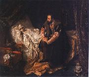 Jozef Simmler Barbararadziwill death 19th century Spain oil painting artist